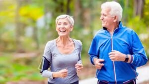 Senior Citizens Jogging